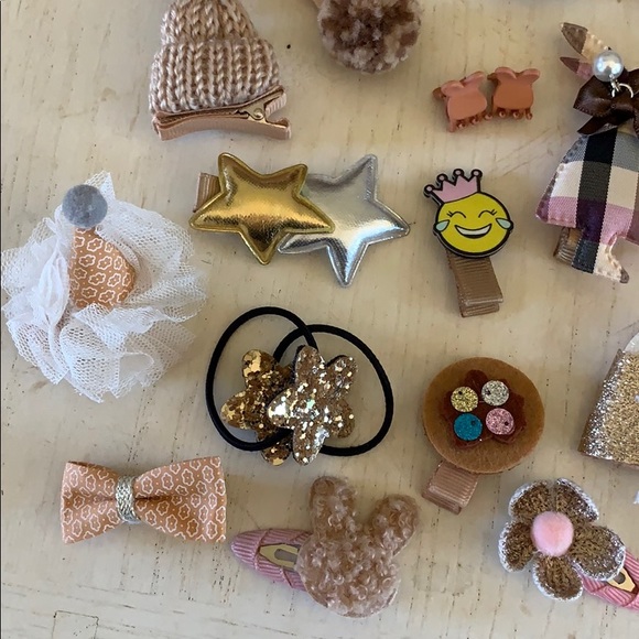 22pc Tan Hair Accessories Collection - Picture 5 of 7